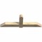 Ekena Millwork Eugene Rough Sawn Timber Gable Bracket, Douglas Fir, 72"W x 24"H x 6"D x 6"F, 8/12 Pitch GBW072X24X0606EUG00RDF - alternate 5